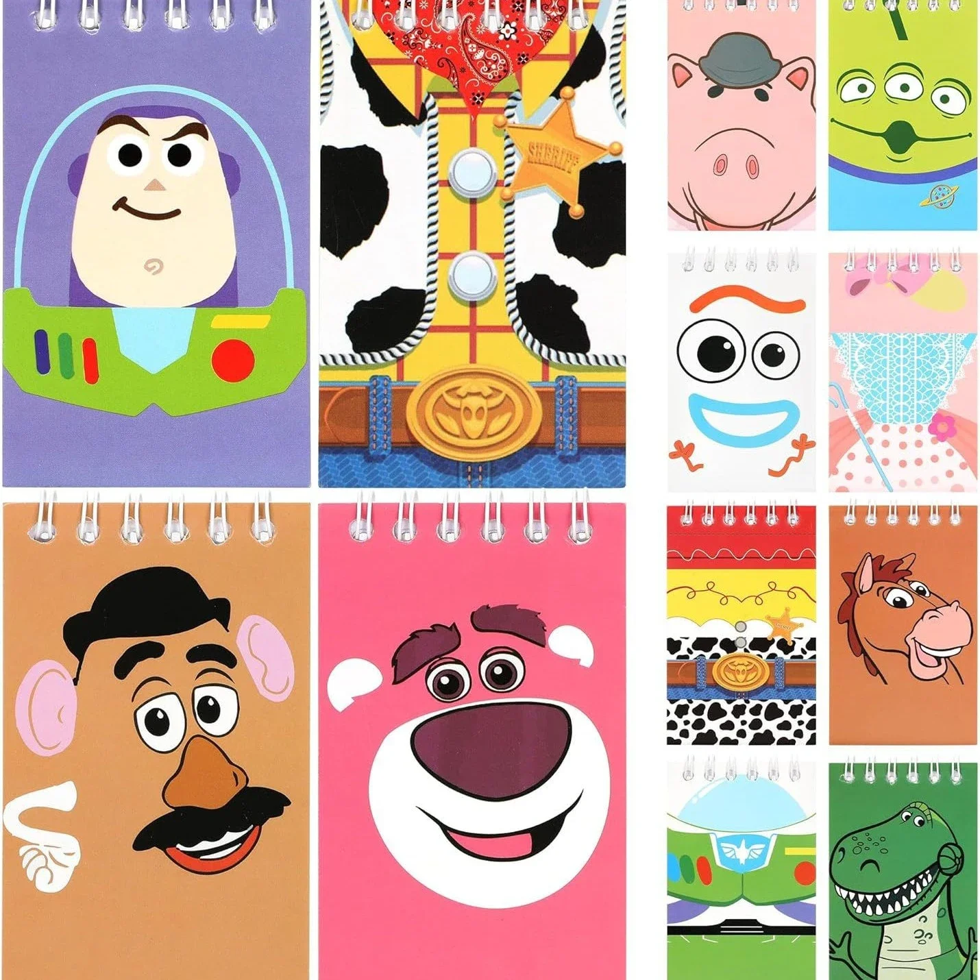 Wall Sticker - 12Pcs Cartoon Movie Theme Mini Spiral