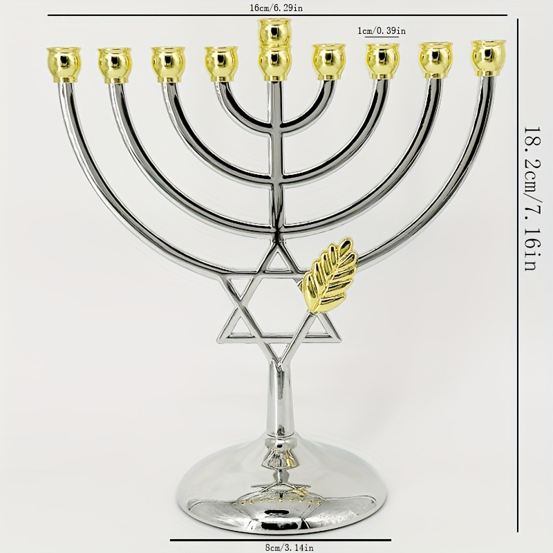 Hanukkah Menorah 9 Branch Cand - огляд і ціна Candle Holder Decor