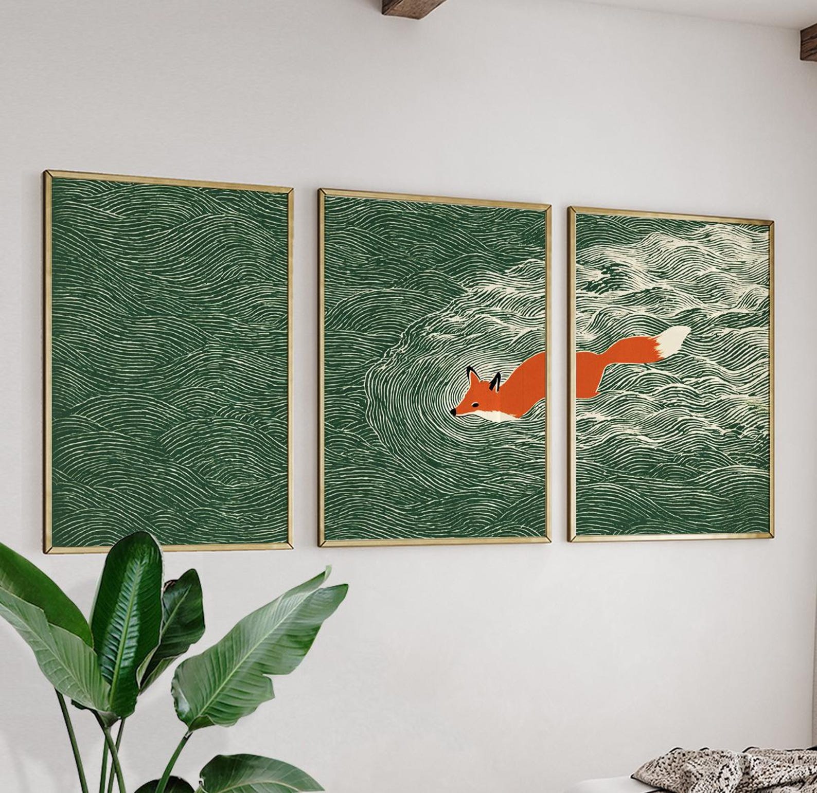3pcs frameless Canvas Painting - огляд і ціна Abstract Canvas Set