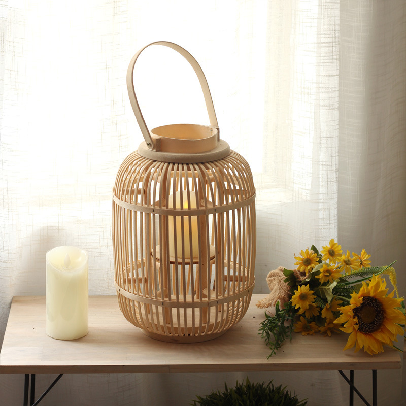 Handmade Bamboo Wind Lamp Floo - огляд і ціна Candle Holder Decor