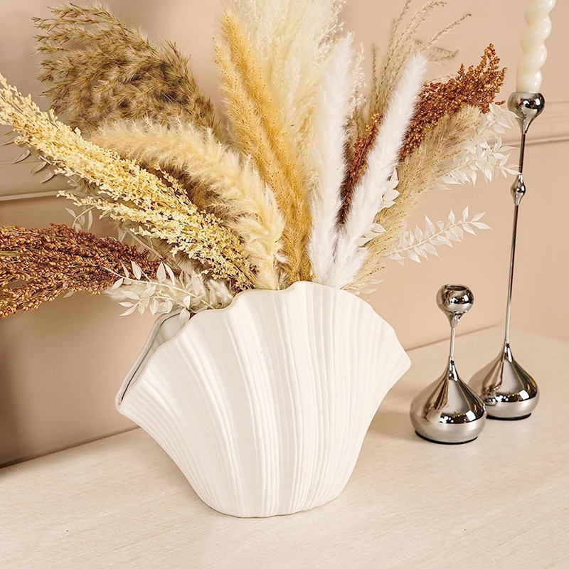 Nordic Style Shell Shaped Cera - огляд і ціна Vase Decor