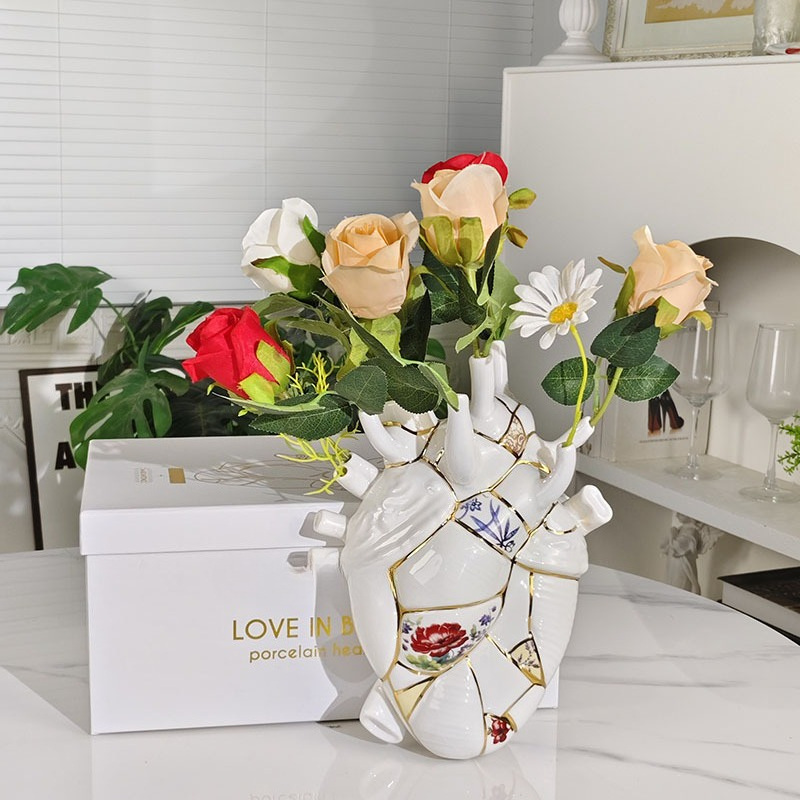 Heart vase Living room wine ca - огляд і ціна Vase Decor