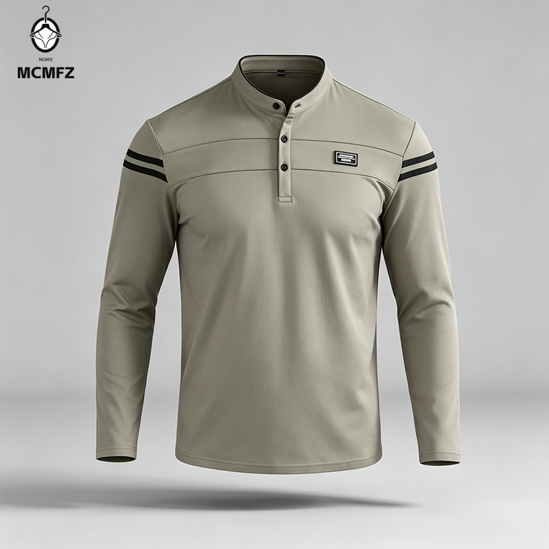 Male Urban Long Sleeve Polo Sh - огляд і ціна Wall Sticker