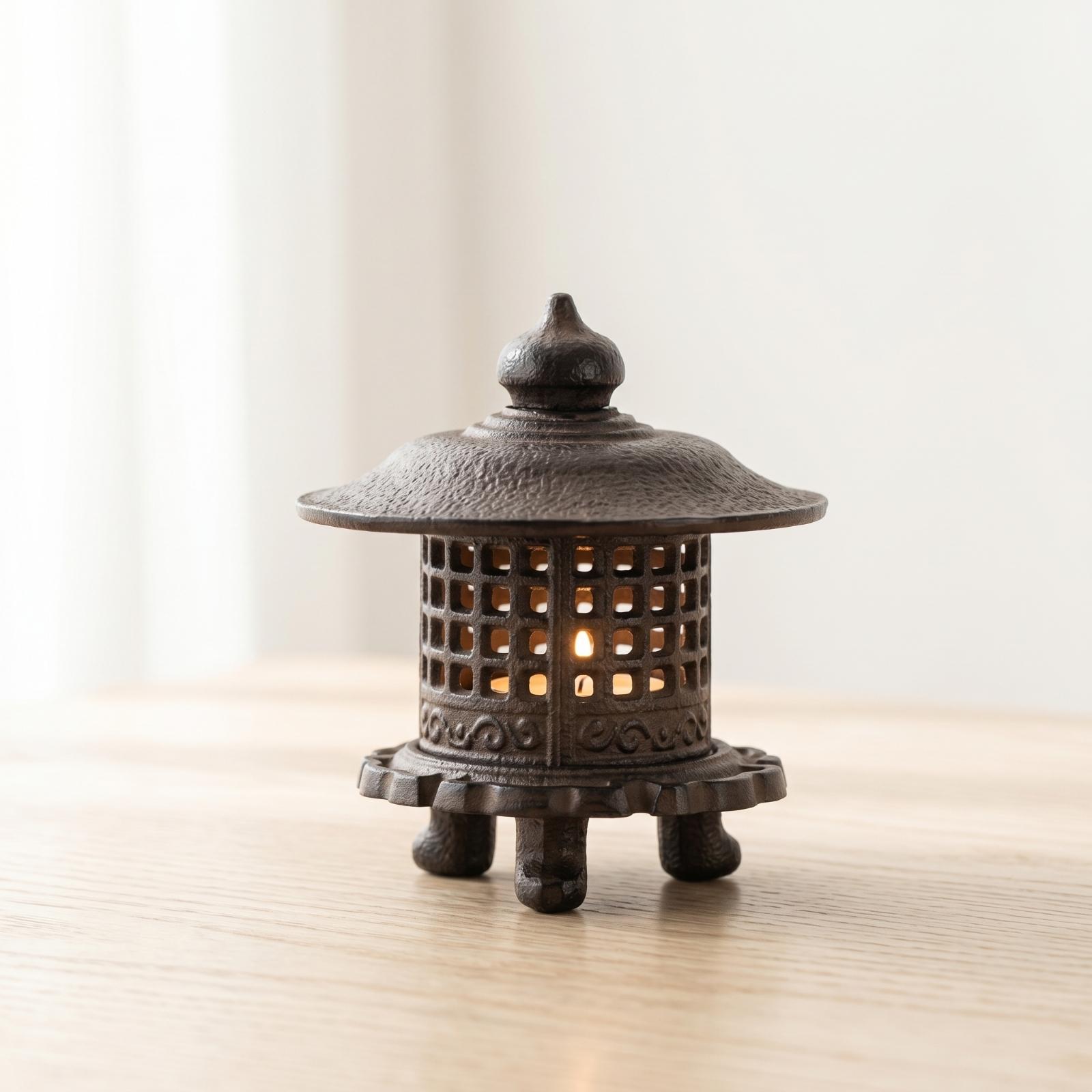 Cast Iron Lantern Tabletop Can - огляд і ціна Candle Holder Decor