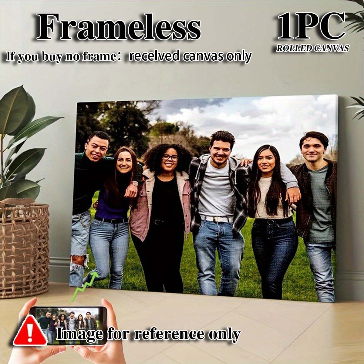 Custom 2D Photo Canvas Wall Ar - огляд і ціна Picture Frame