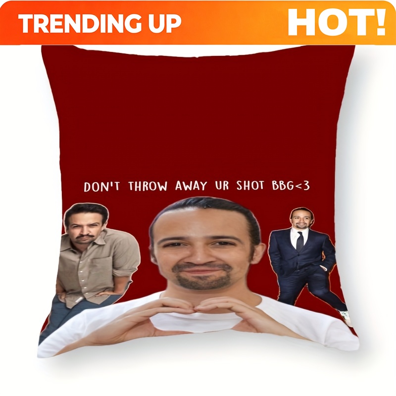 Customize 1pc Lin-Manuel Miran - огляд і ціна Throw Pillow