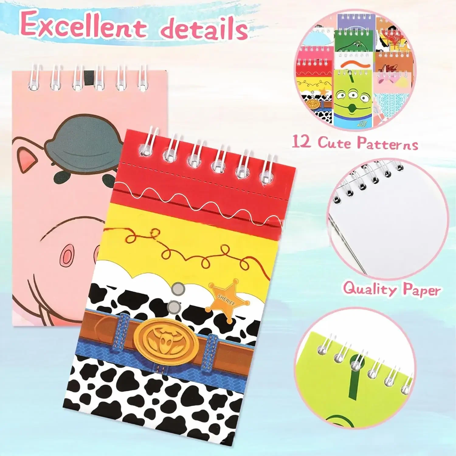 12Pcs Cartoon Movie Theme Mini - огляд і ціна Wall Sticker