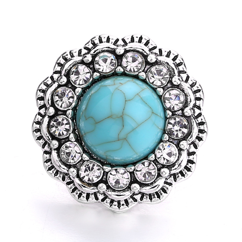 Turquoise stone Rhinestones An - огляд і ціна Vase Decor