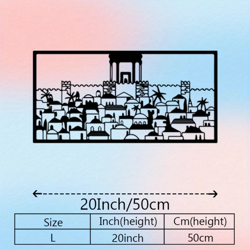 CIFBUY Metal Wall Art Jerusale - огляд і ціна Wall Art